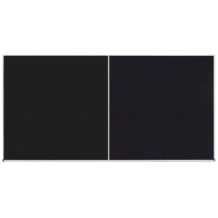 United Visual Products Enclosed Corkboard, 1 Door, 60"x36", 4" Fra UV3417-GOLD-DRKSPR